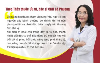 Bác sĩ Lê Phương phân tích về căn nguyên gây viêm amidan